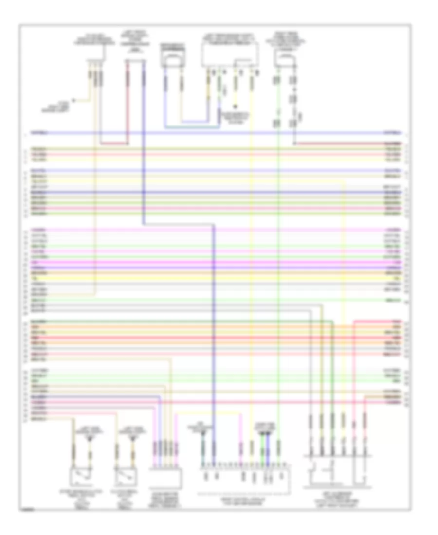 3.5L, Engine Performance Wiring Diagram (3 of 6) for Mercedes-Benz GLK350 2010