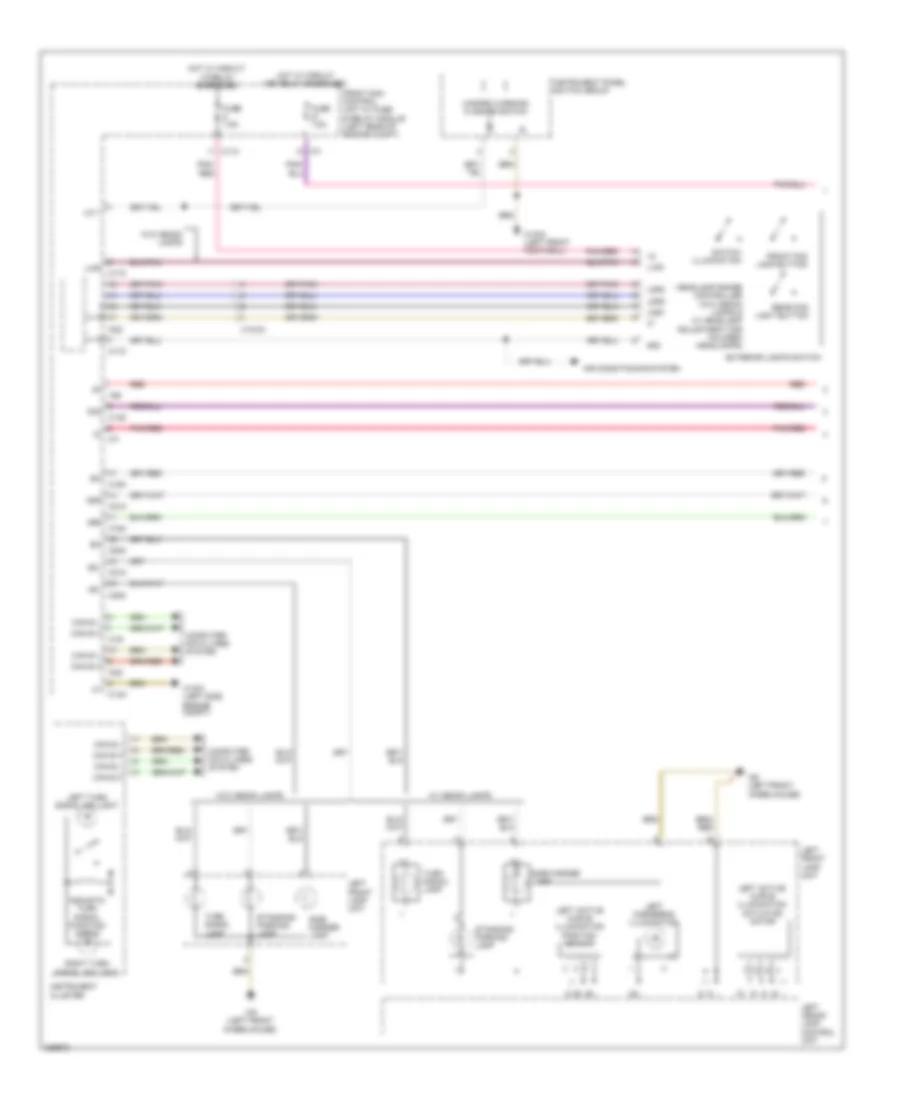 Exterior Lamps Wiring Diagram (1 of 3) for Mercedes-Benz GLK350 2010