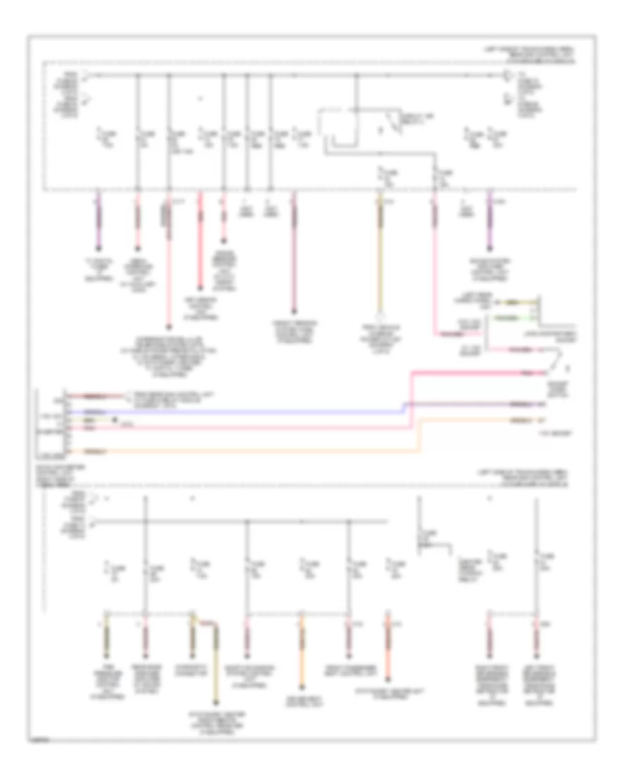 Power Distribution Wiring Diagram (3 of 5) for Mercedes-Benz GLK350 2010