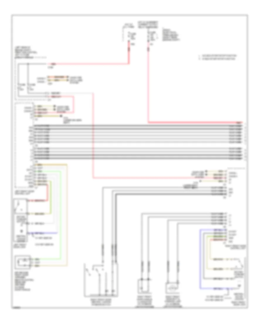 Automatic Door Locks Wiring Diagram 1 of 2 for Mercedes Benz GLK350 2010