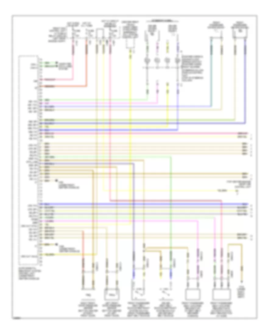Supplemental Restraint Wiring Diagram (1 of 3) for Mercedes-Benz GLK350 2010