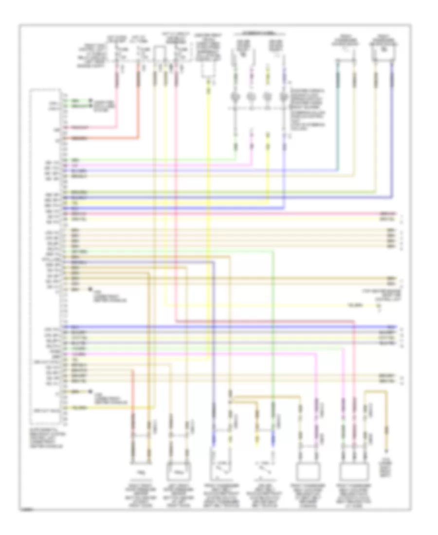 Supplemental Restraint Wiring Diagram 1 of 3 for Mercedes Benz GLK350 2010