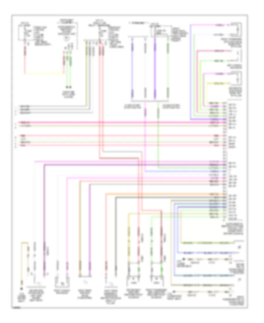 Supplemental Restraint Wiring Diagram (3 of 3) for Mercedes-Benz GLK350 2010