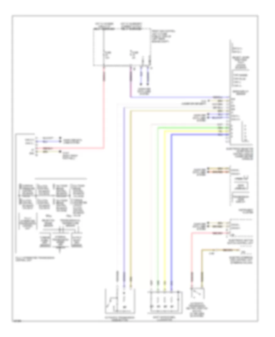 Transmission Wiring Diagram for Mercedes-Benz GLK350 2010