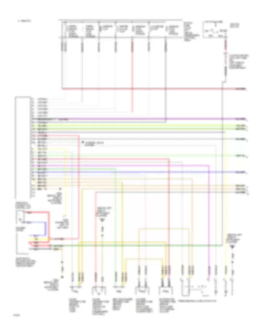 Air Conditioning Wiring Diagrams 1 of 2 for Mercedes Benz 500E 1992