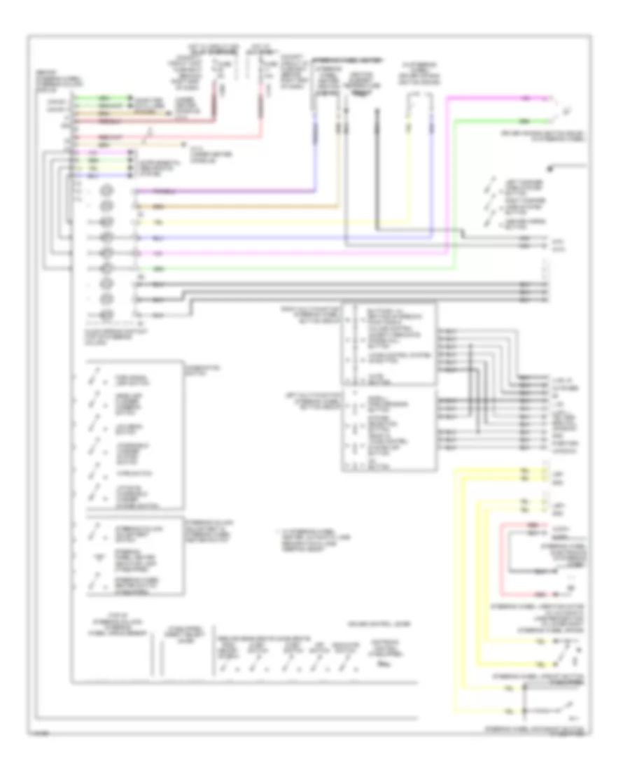 Power Steering Column Wiring Diagram for Mercedes Benz GL550 4Matic 2014