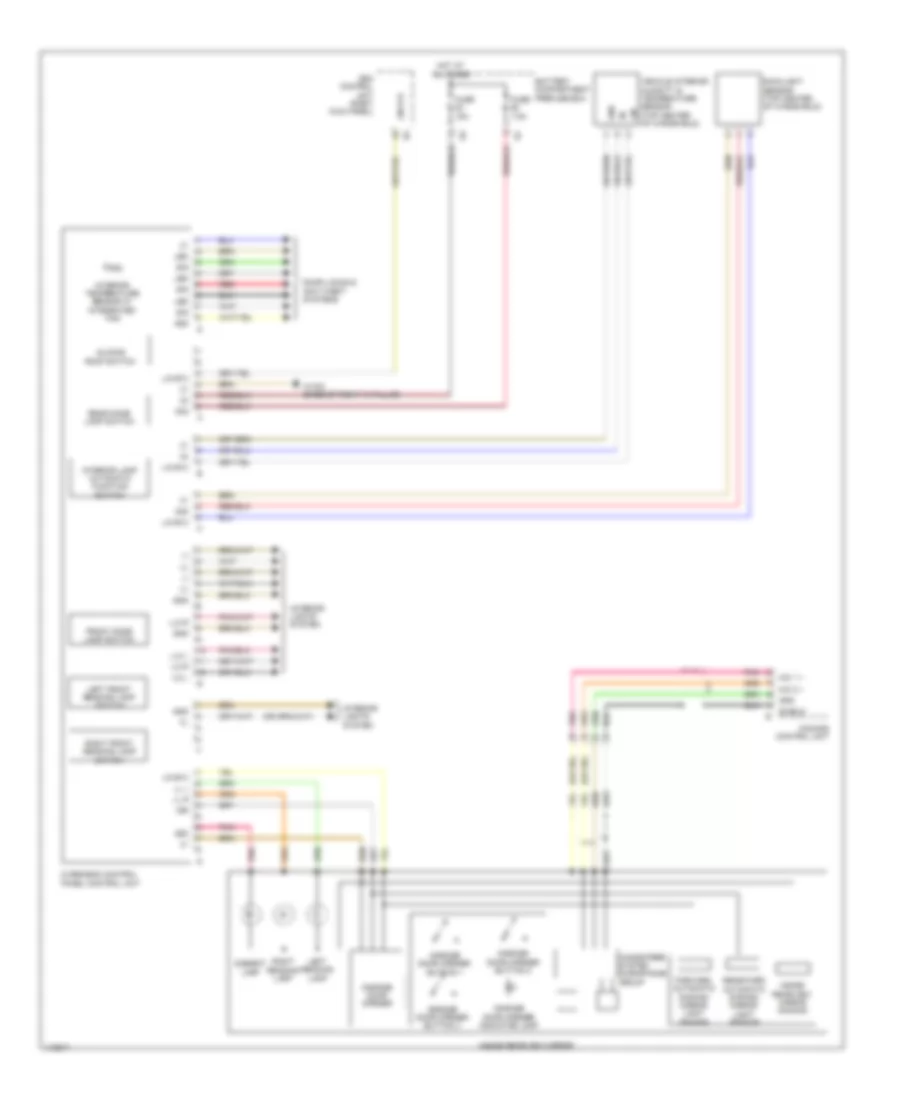 Overhead Console Wiring Diagram for Mercedes Benz ML350 2013
