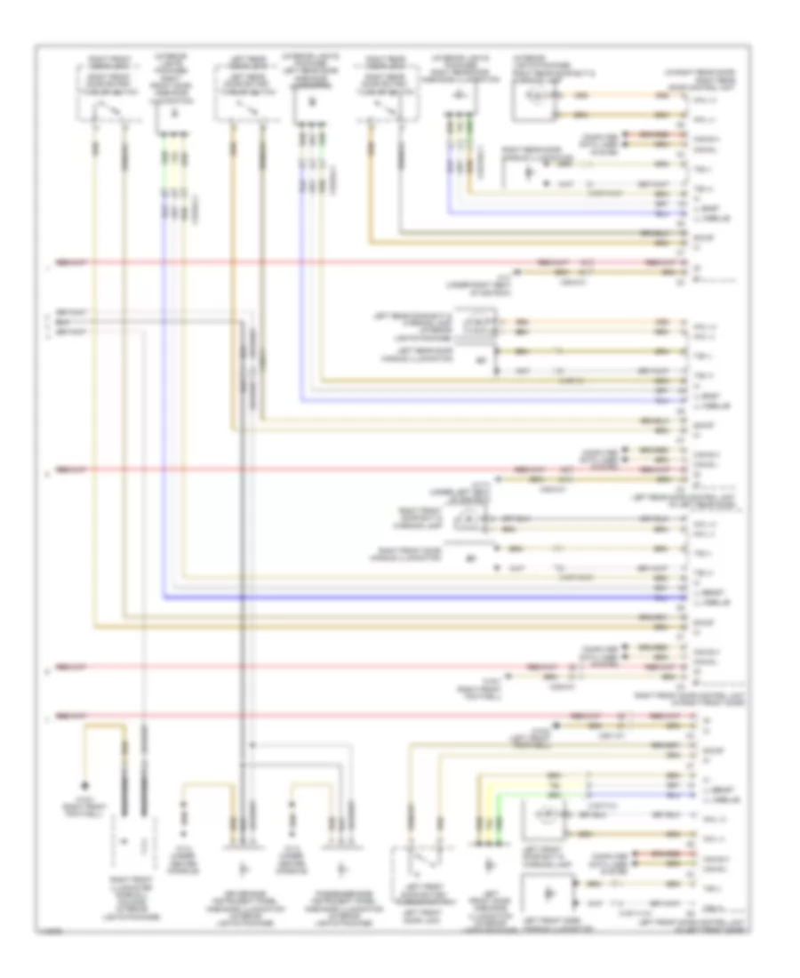 Courtesy Lamps Wiring Diagram (3 of 3) for Mercedes-Benz ML350 2013