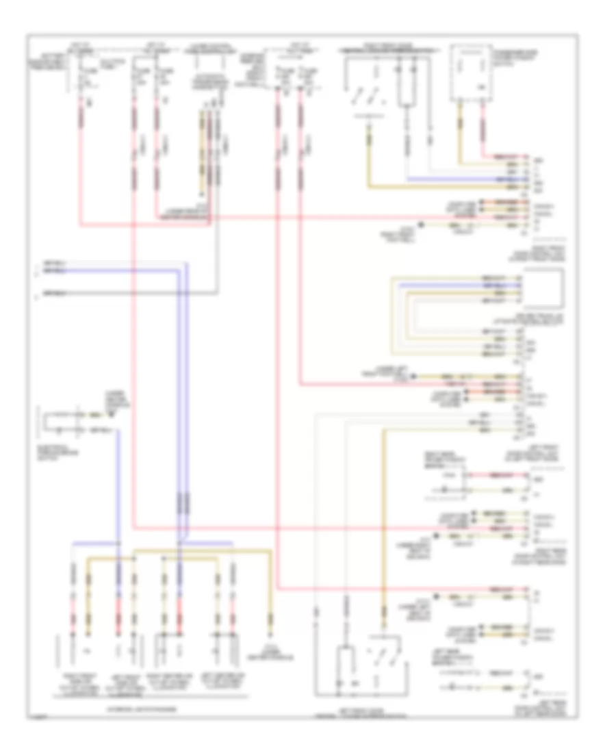 Instrument Illumination Wiring Diagram 2 of 2 for Mercedes Benz ML350 2013