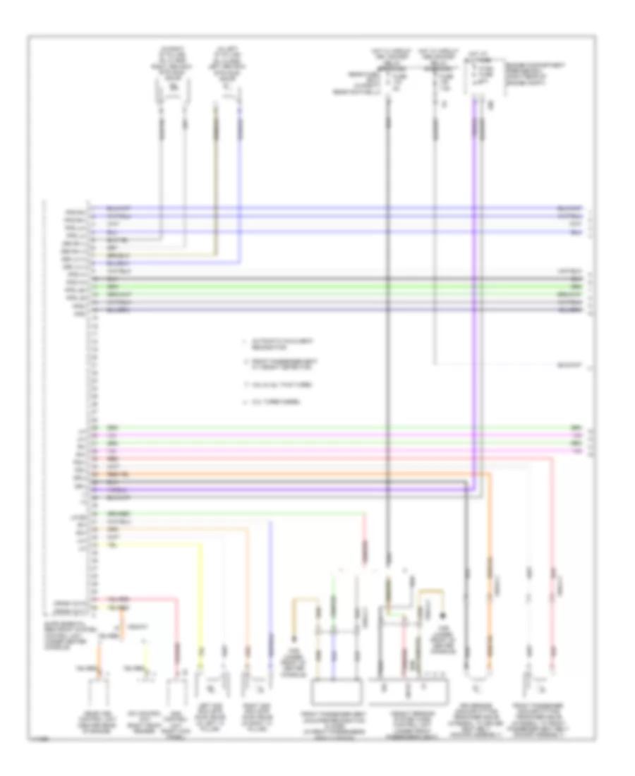 Supplemental Restraint Wiring Diagram 1 of 4 for Mercedes Benz ML350 2013