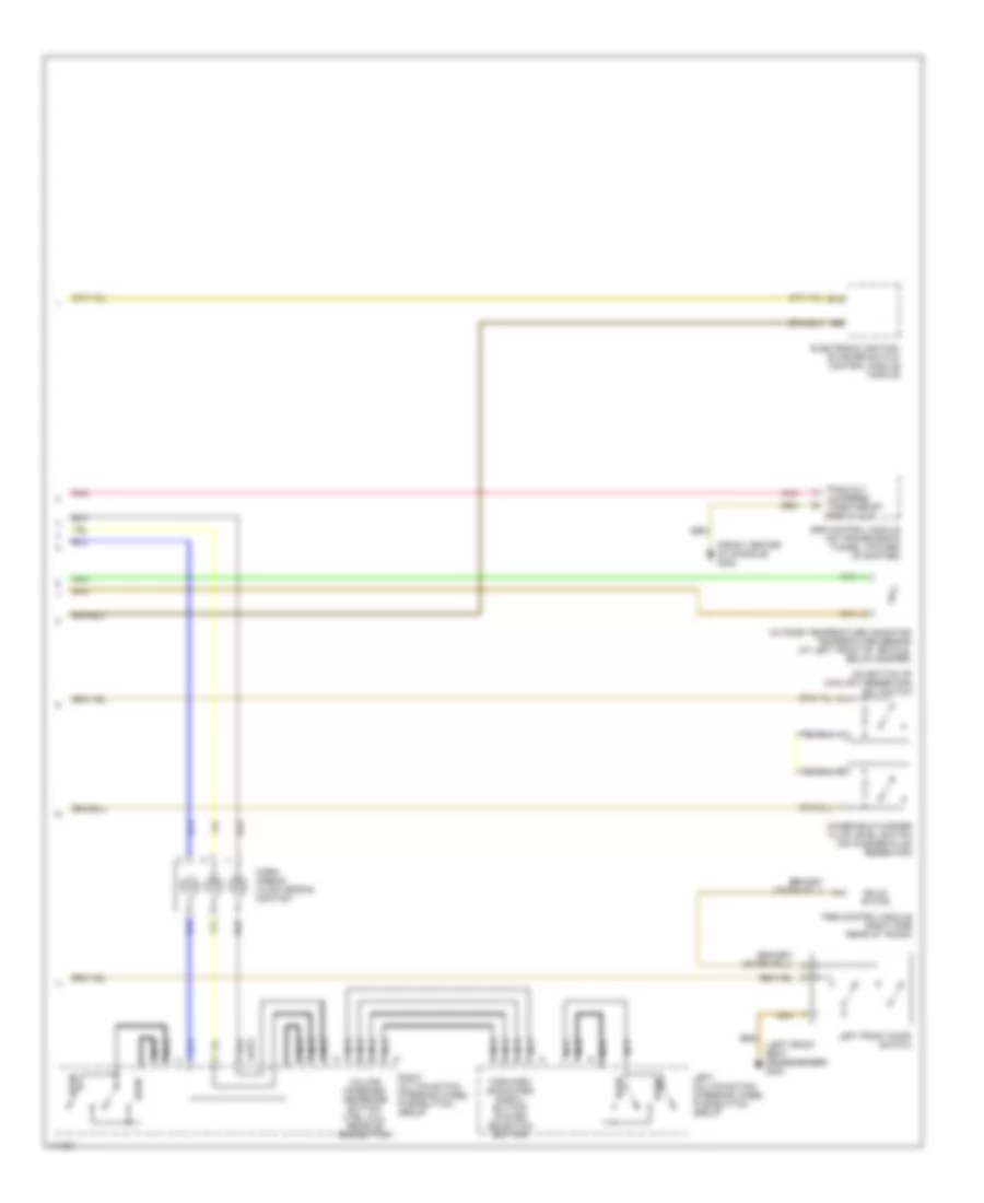 Instrument Cluster Wiring Diagram 2 of 2 for Mercedes Benz C230 2000