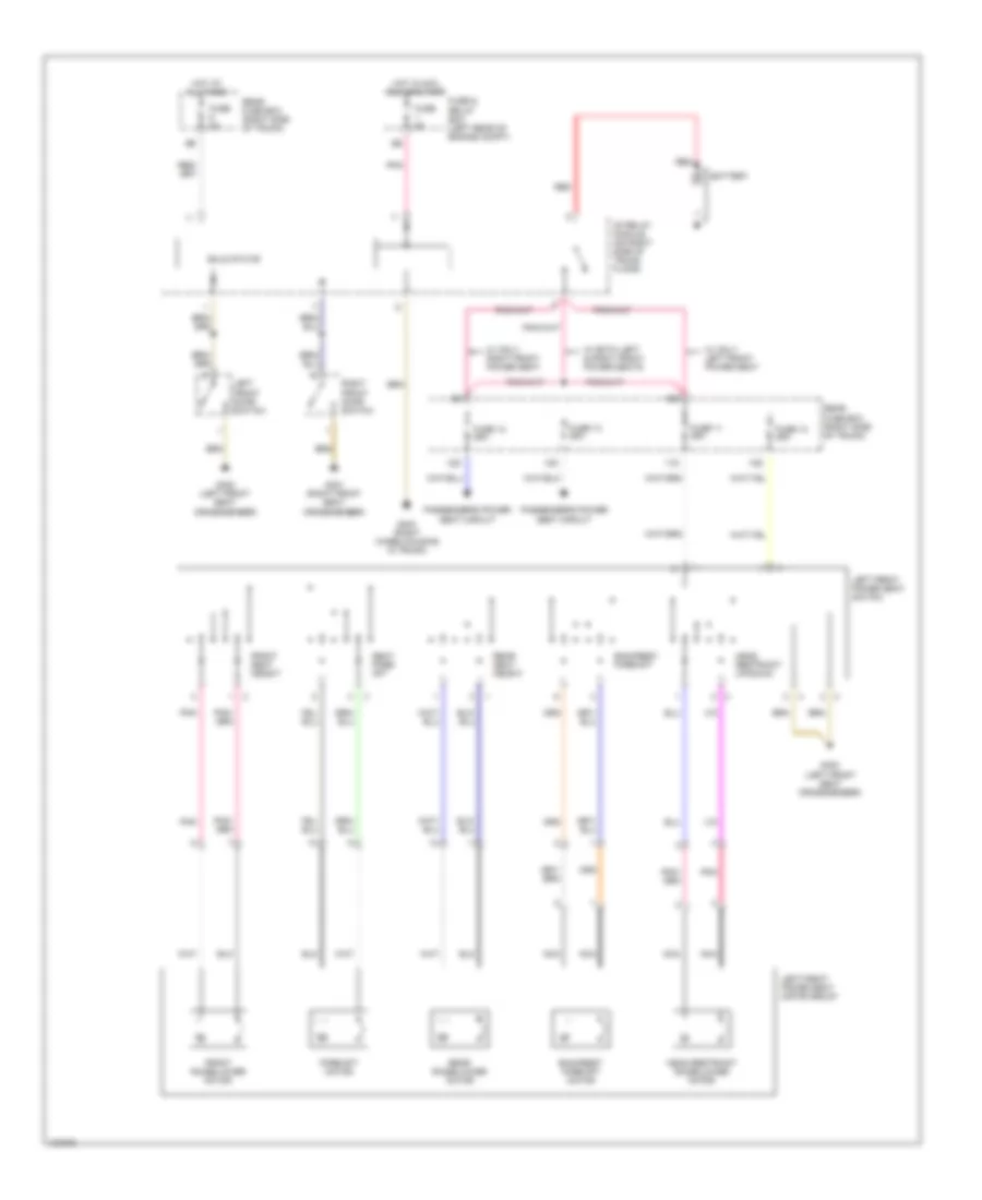 Driver Power Seat Wiring Diagram for Mercedes Benz C230 2000