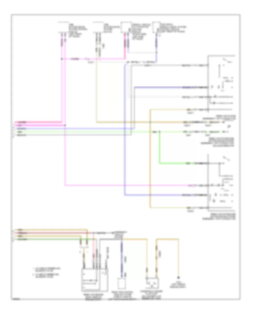 Fresh Air Emergency System Wiring Diagram (2 of 2) for Mercedes-Benz S400 2012