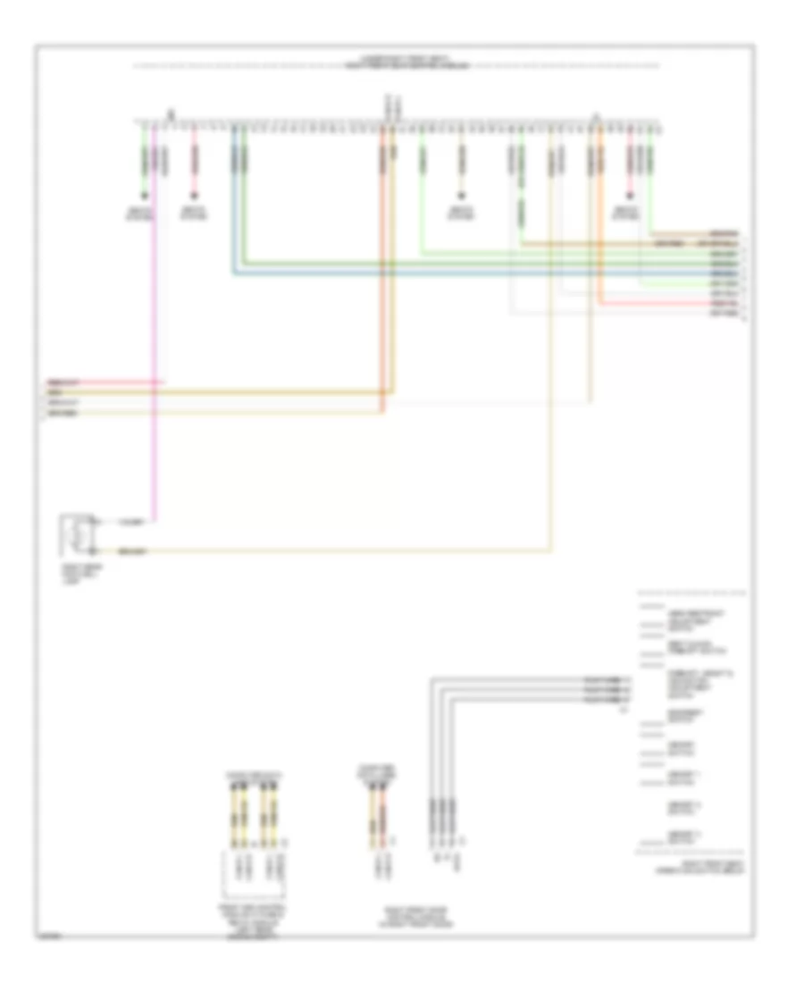 Passengers Memory Seat Wiring Diagram (2 of 3) for Mercedes-Benz S400 2012