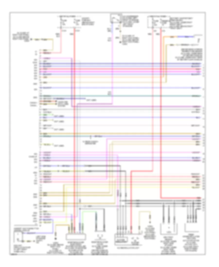 Automatic A C Wiring Diagram with Thermotronic 1 of 3 for Mercedes Benz GL550 2008