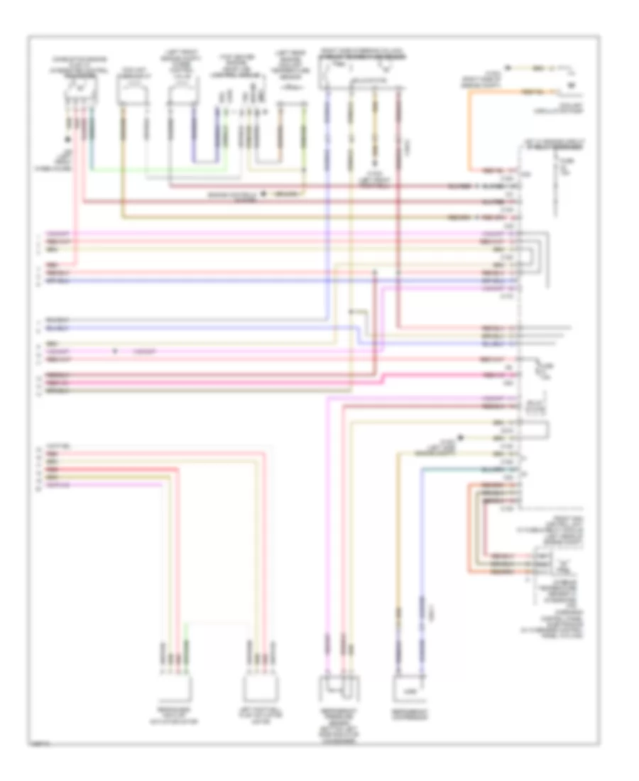 Automatic AC Wiring Diagram, with Thermotronic (3 of 3) for Mercedes-Benz GLK350 4Matic 2010