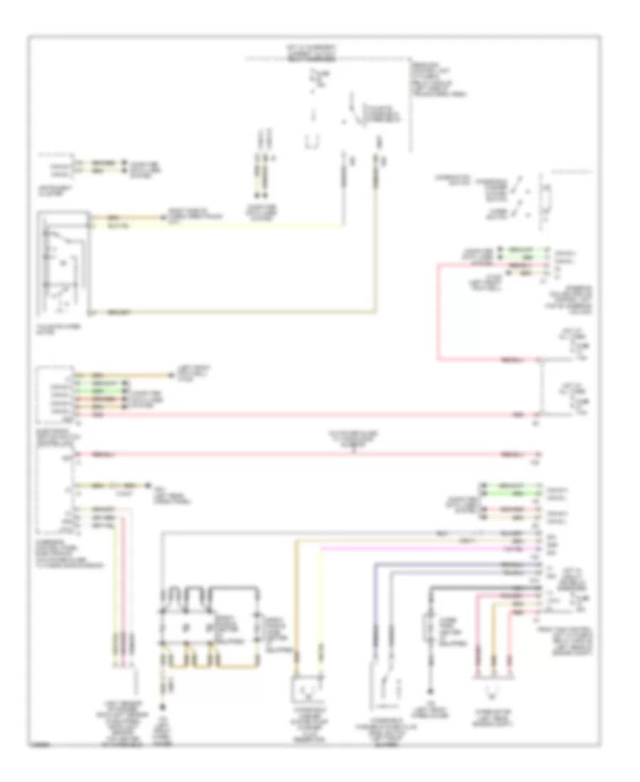 Wiper Washer Wiring Diagram for Mercedes Benz GLK350 4Matic 2010