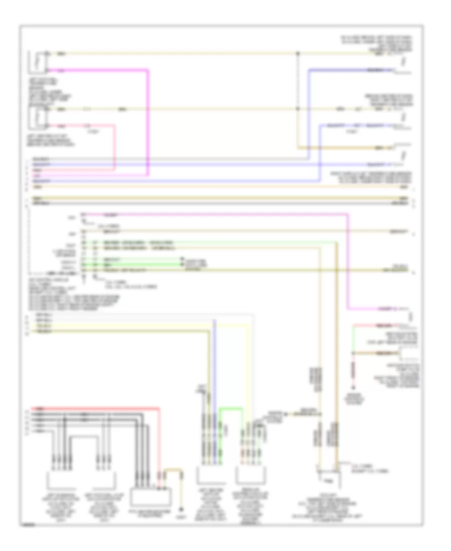 Automatic AC Wiring Diagram, without Thermotronic (2 of 3) for Mercedes-Benz GL350 2011