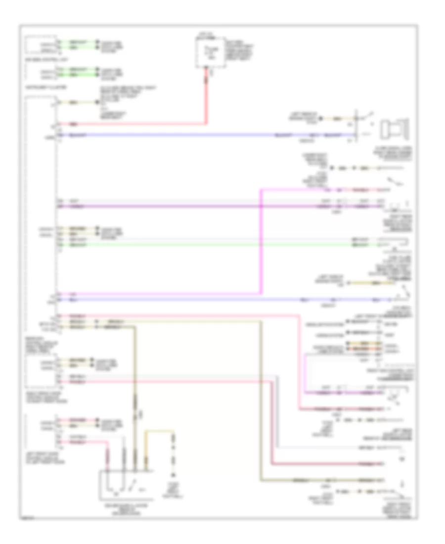 Anti theft Wiring Diagram for Mercedes Benz GL350 2011