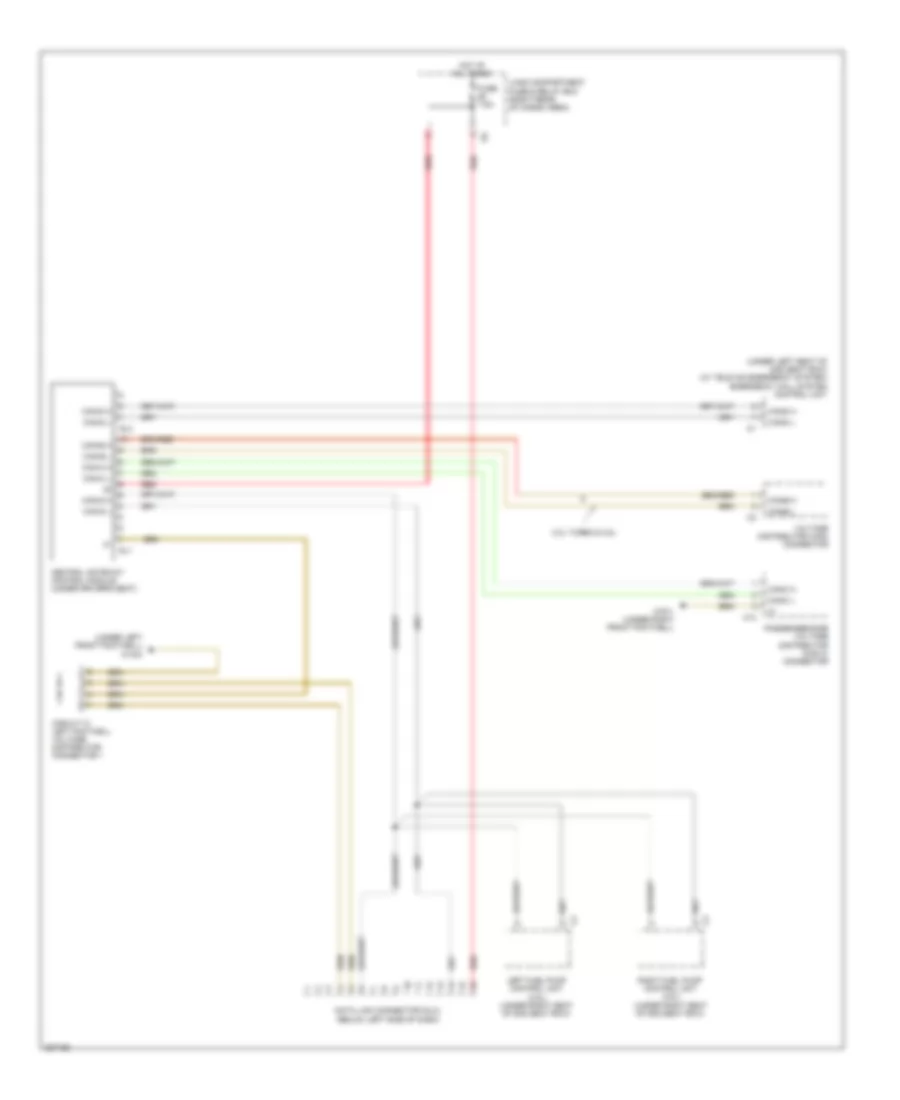 Data Link Connector Wiring Diagram for Mercedes Benz GL350 2011