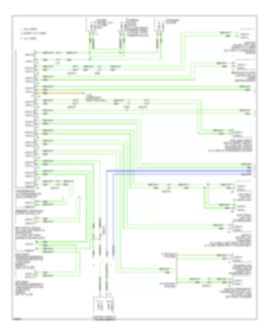 HighLow Bus Wiring Diagram (1 of 4) for Mercedes-Benz GL350 2011