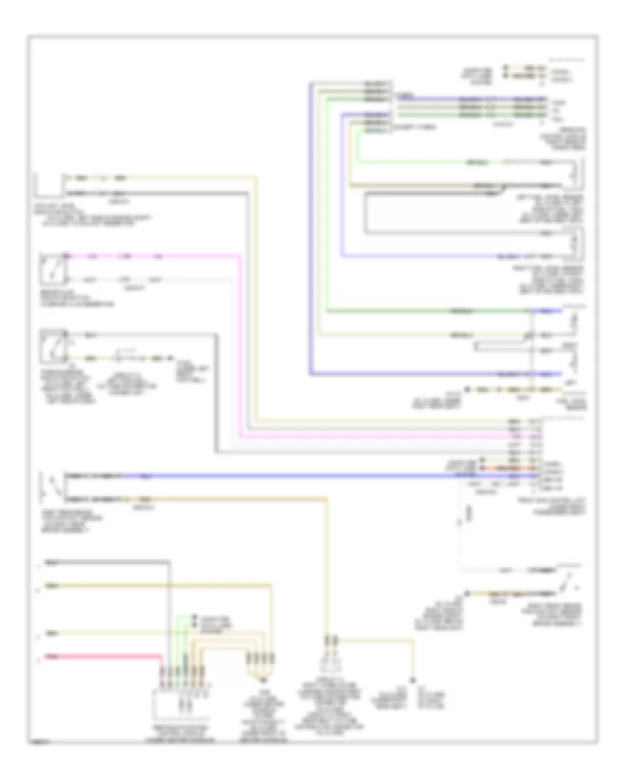 Instrument Cluster Wiring Diagram 2 of 2 for Mercedes Benz GL350 2011