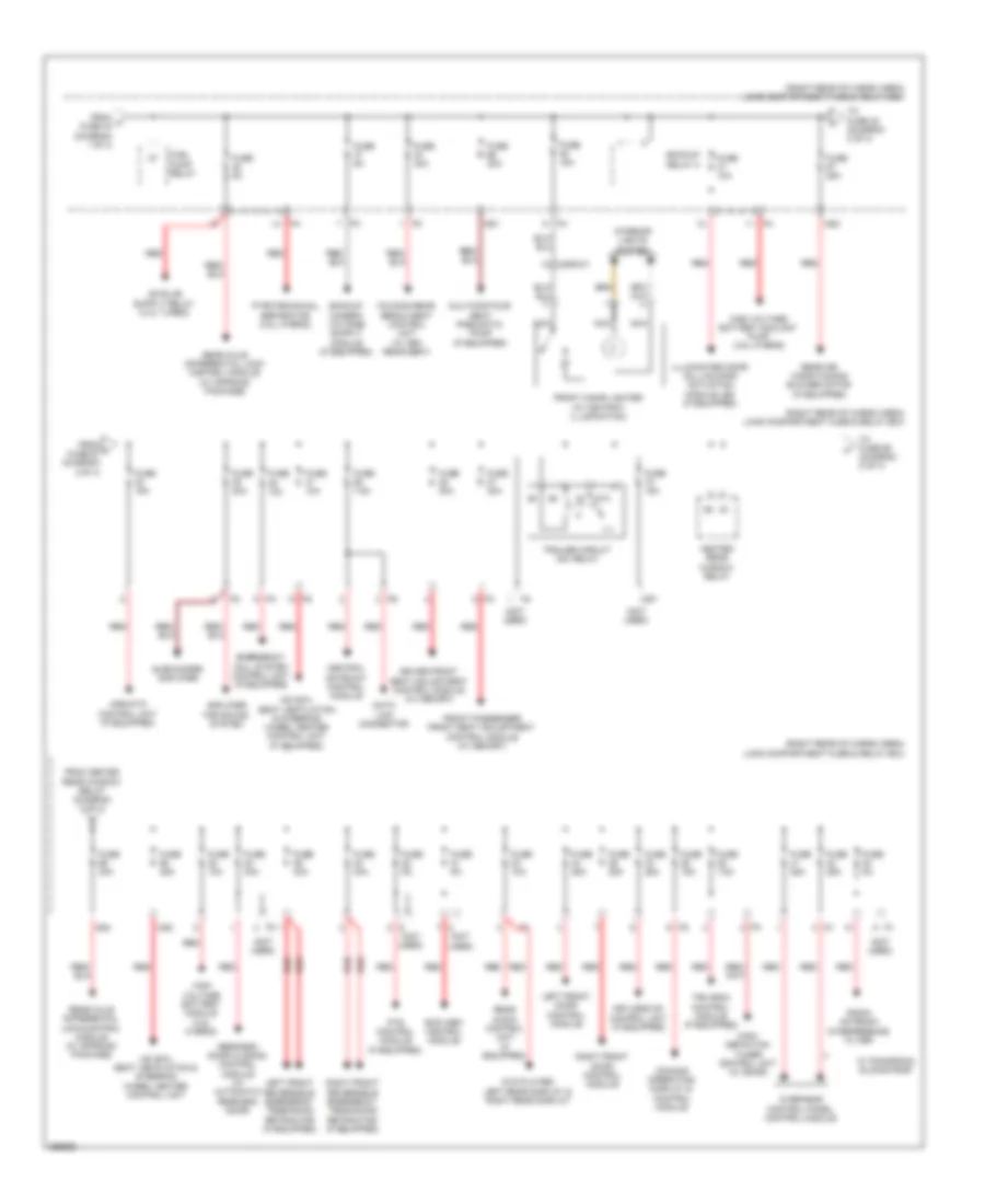 Power Distribution Wiring Diagram 2 of 4 for Mercedes Benz GL350 2011