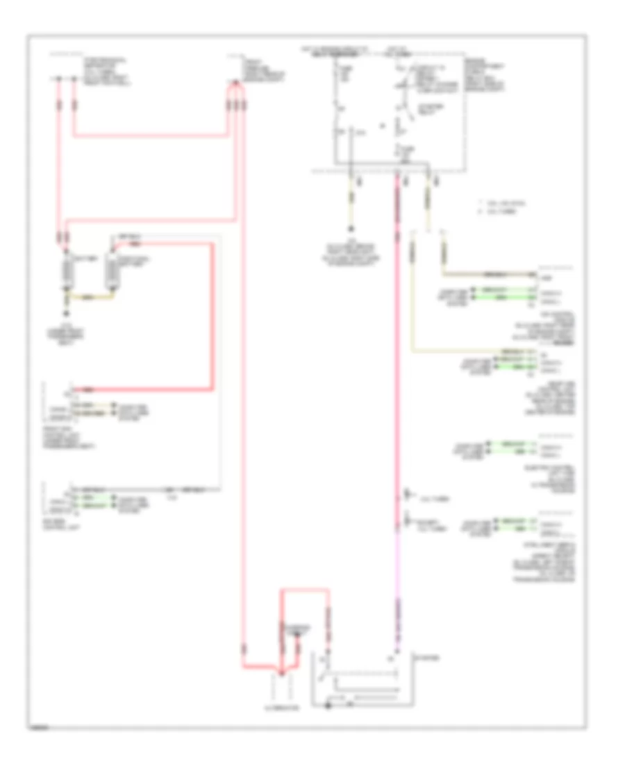 Starting Wiring Diagram for Mercedes Benz GL350 2011