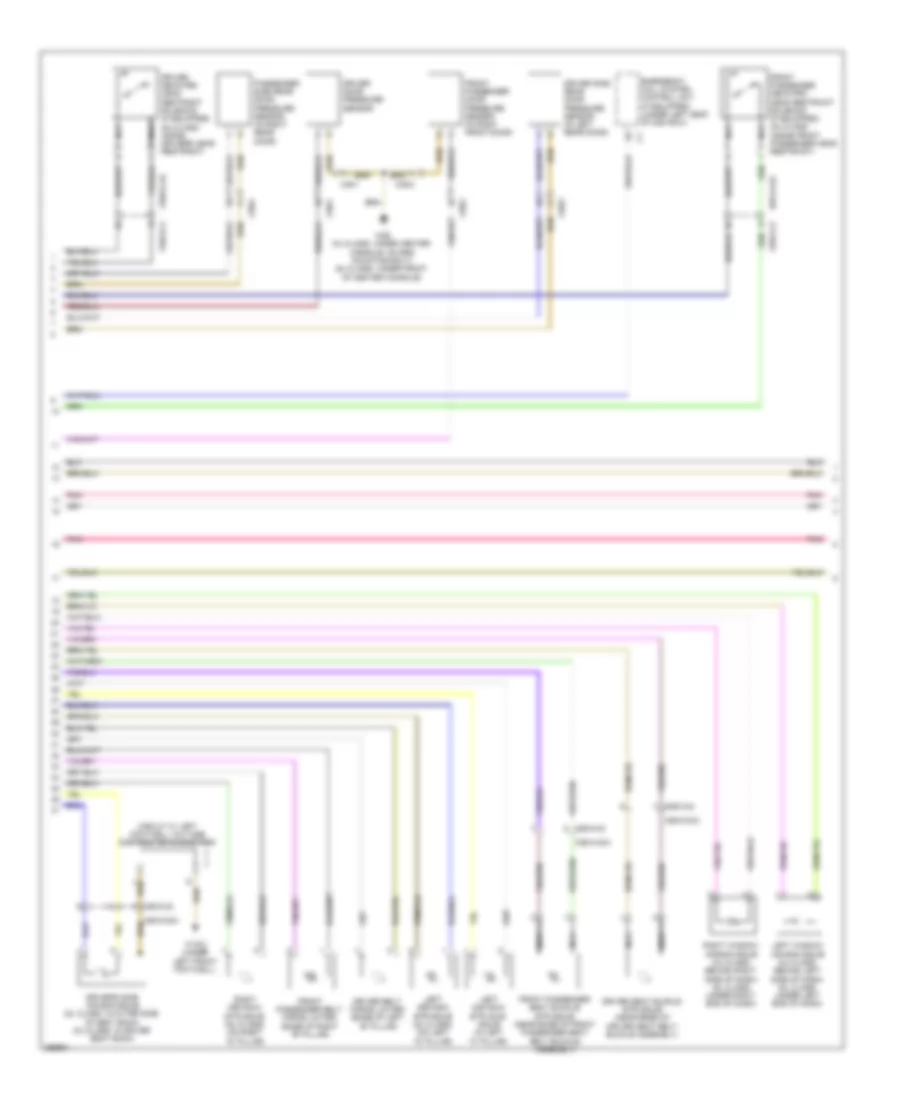 Supplemental Restraint Wiring Diagram (2 of 3) for Mercedes-Benz GL350 2011