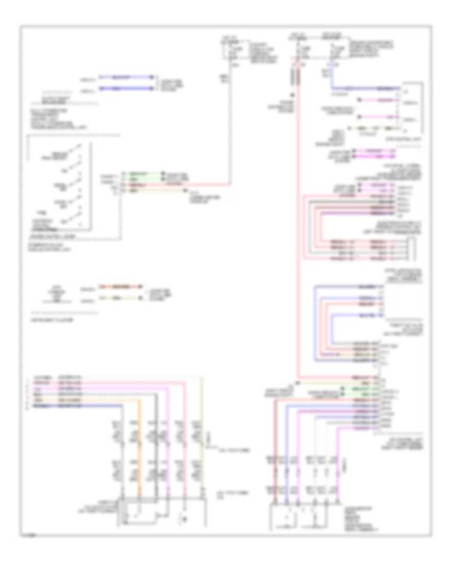 Cruise Control Wiring Diagram 2 of 2 for Mercedes Benz ML350 4Matic 2013