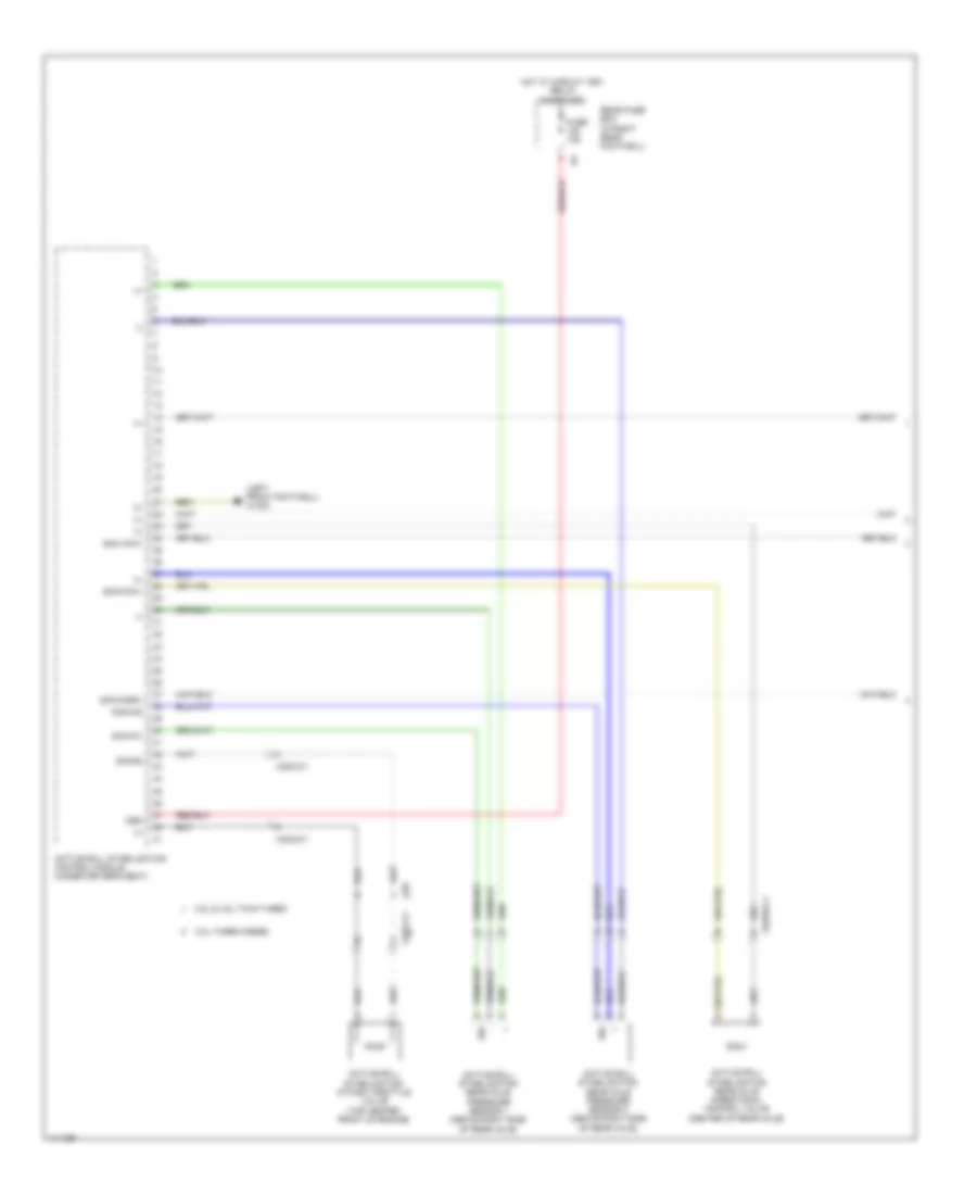 Active Body Control Wiring Diagram 1 of 2 for Mercedes Benz ML350 4Matic 2013