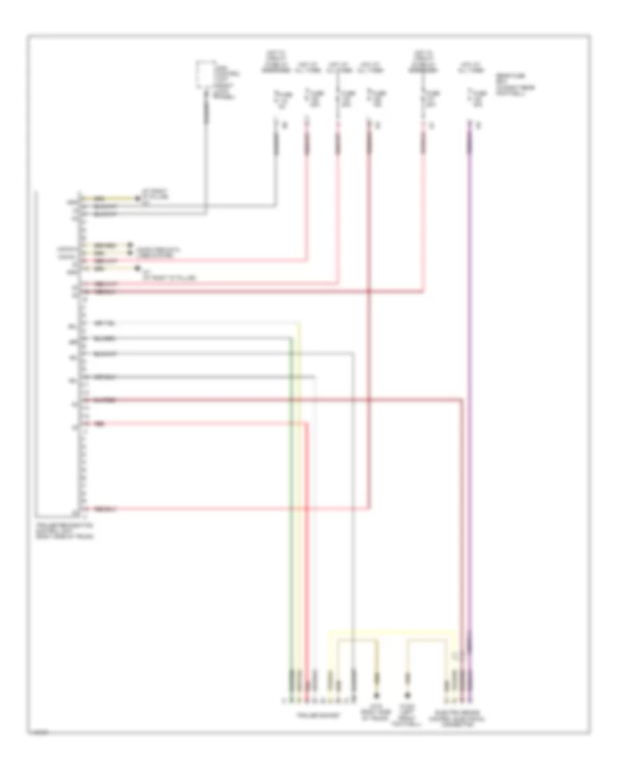 Trailer Light Wiring Diagram for Mercedes Benz ML350 4Matic 2013