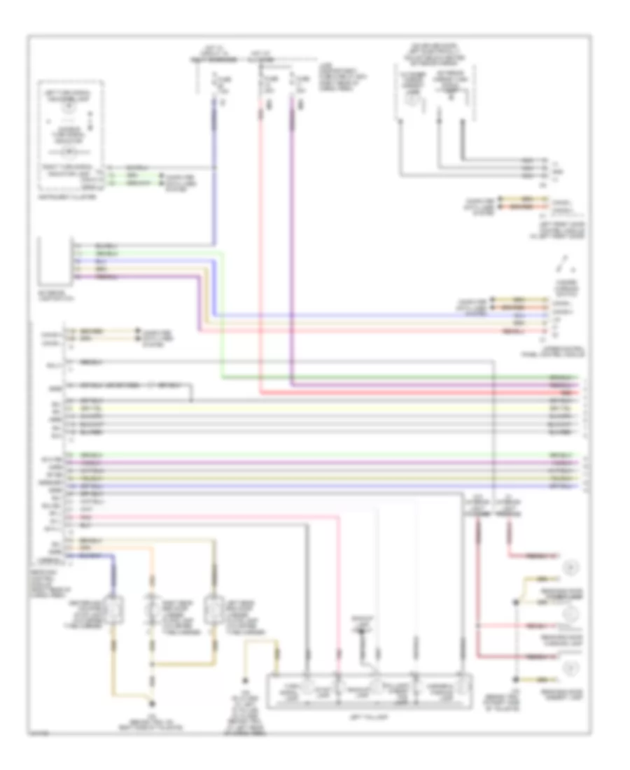 Exterior Lamps Wiring Diagram 1 of 2 for Mercedes Benz GL320 2009