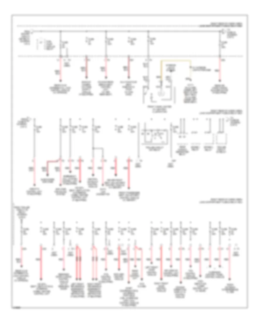 Power Distribution Wiring Diagram 2 of 3 for Mercedes Benz GL320 2009