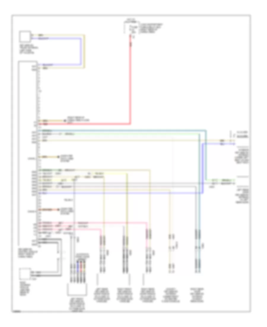 Keyless Go System Wiring Diagram for Mercedes Benz ML350 2010