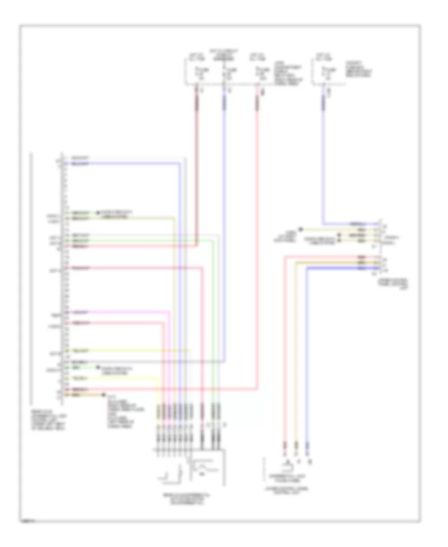 Rear Differential Lock Wiring Diagram for Mercedes Benz GL450 2011