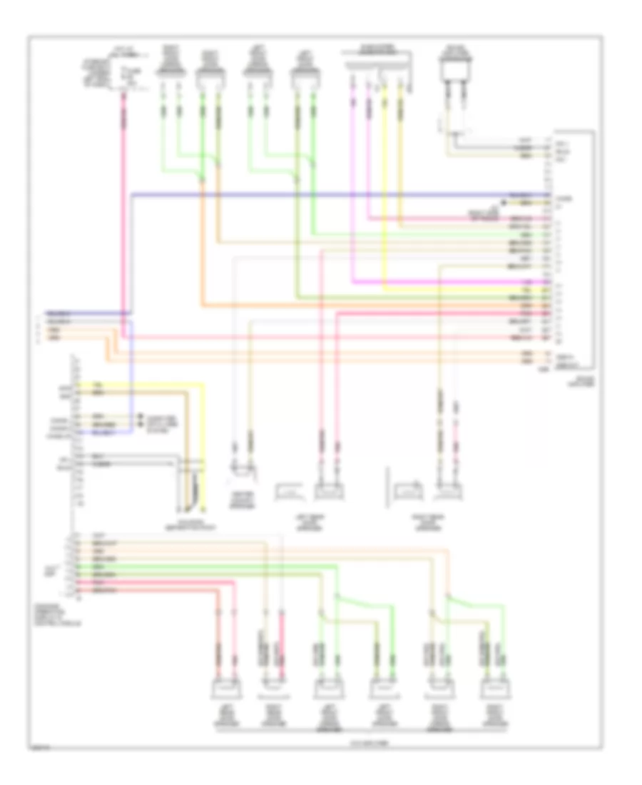 COMAND Actuation Wiring Diagram Wagon 2 of 2 for Mercedes Benz C320 4Matic 2003