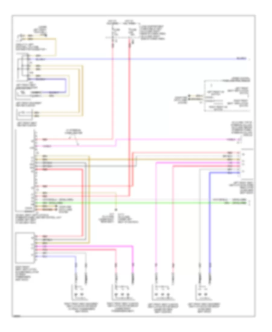 Seat Ventilation Wiring Diagram 1 of 2 for Mercedes Benz ML350 2008