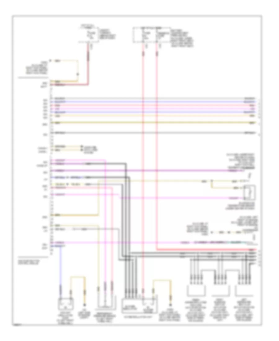 Automatic A C Wiring Diagram without Thermotronic 1 of 2 for Mercedes Benz ML550 2008