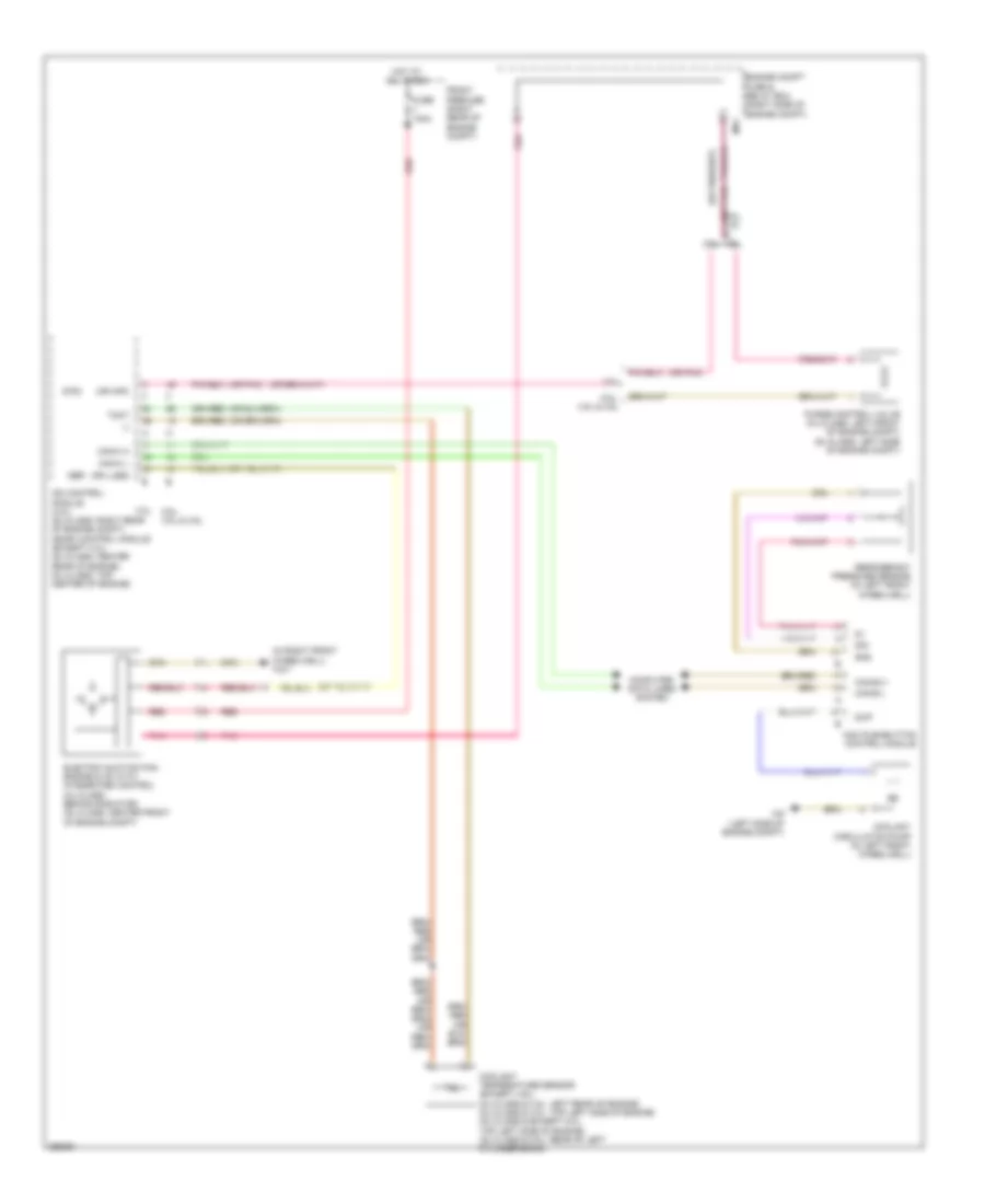 Cooling Fan Wiring Diagram for Mercedes Benz ML550 2008