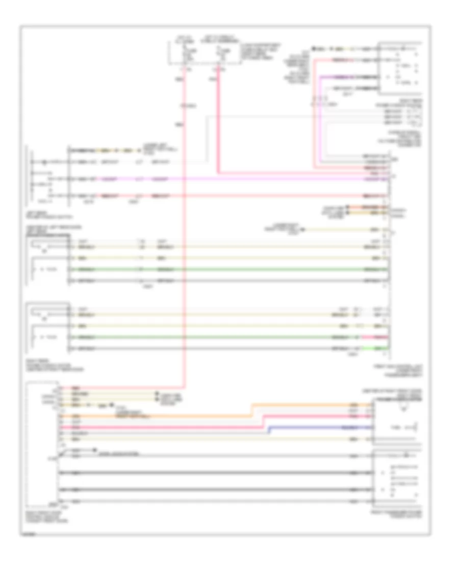 Power Windows Wiring Diagram (2 of 2) for Mercedes-Benz ML350 BlueTEC 2010