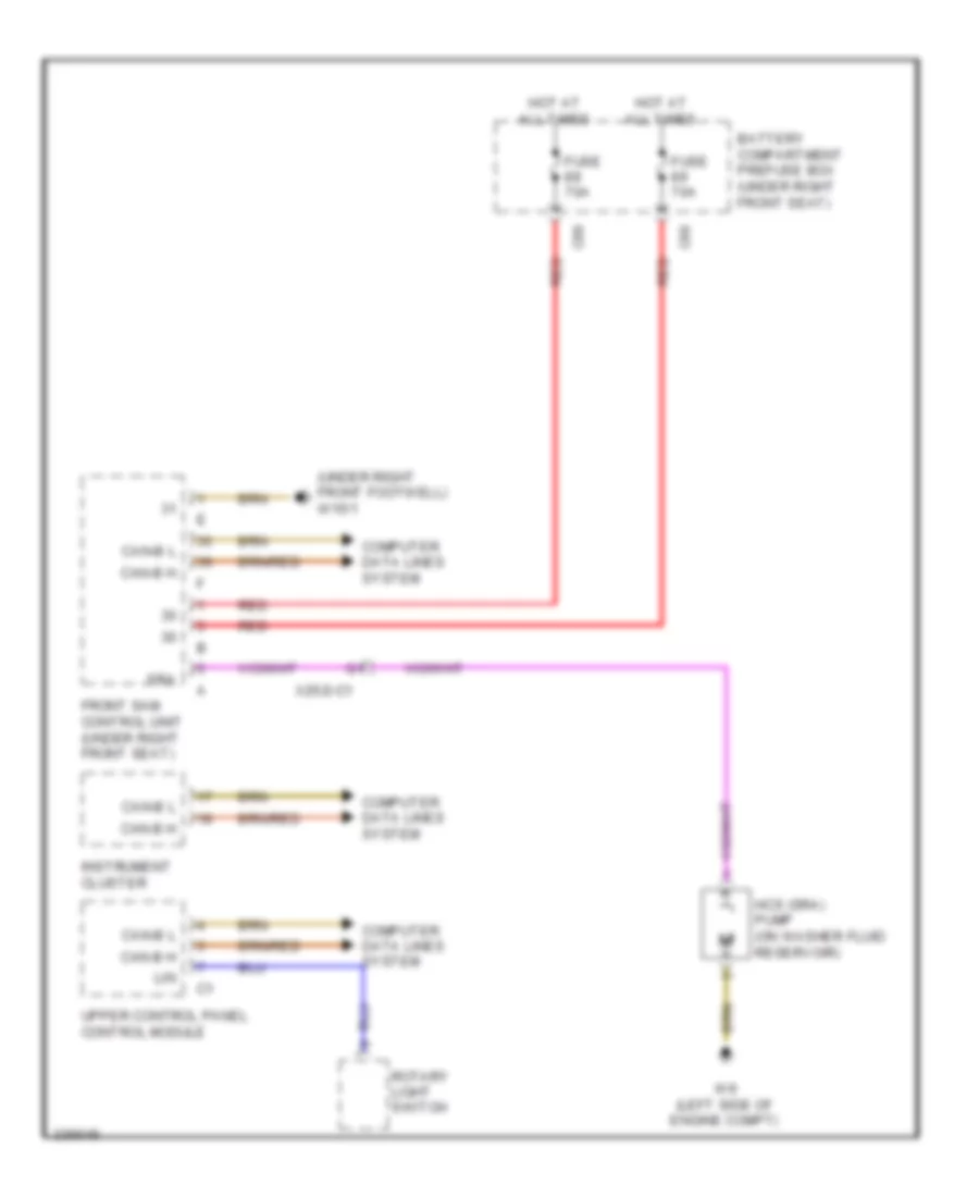 схема шайбы фары для Mercedes-Benz ML350 BlueTEC 2010