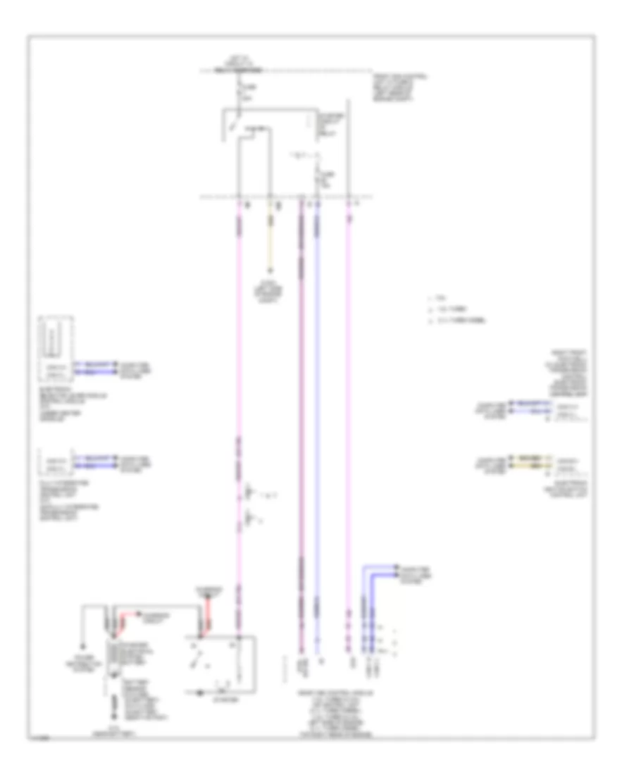 Starting Wiring Diagram for Mercedes-Benz GLK350 4Matic 2014