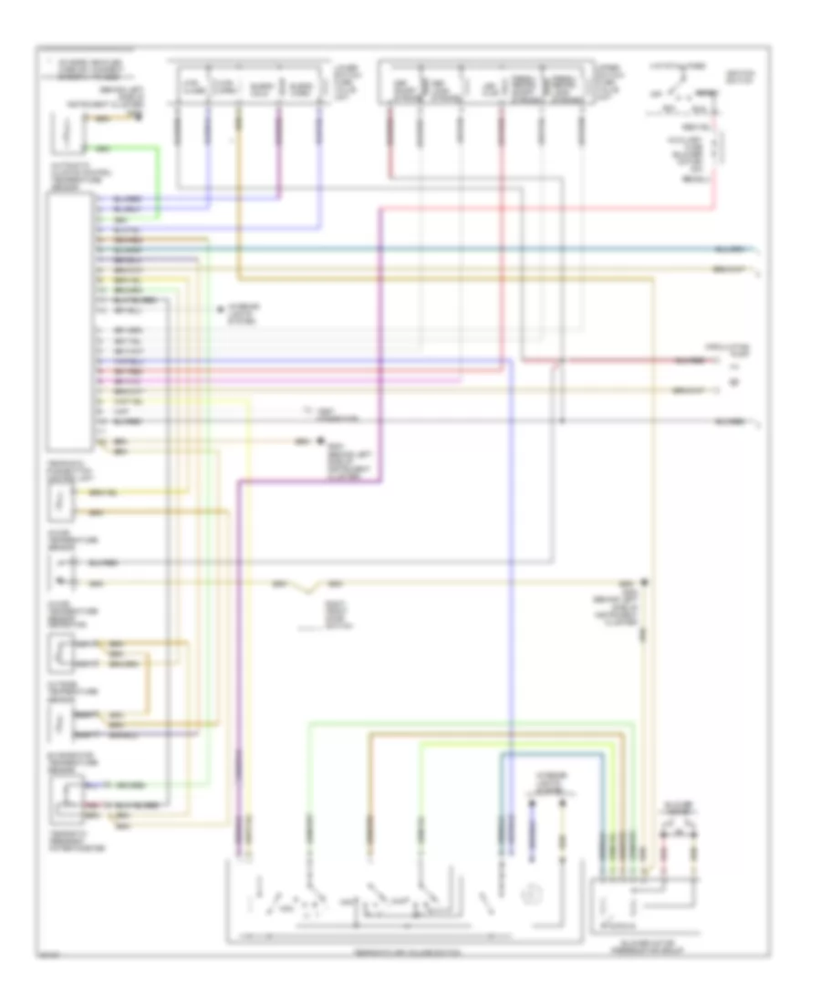 2.3L, Air Conditioning Wiring Diagrams (1 of 2) for Mercedes-Benz 190E 1993