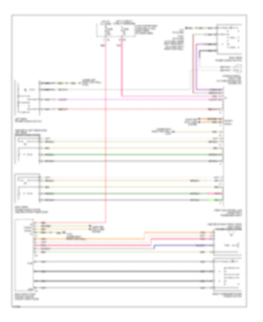 Power Windows Wiring Diagram 2 of 2 for Mercedes Benz ML320 2009