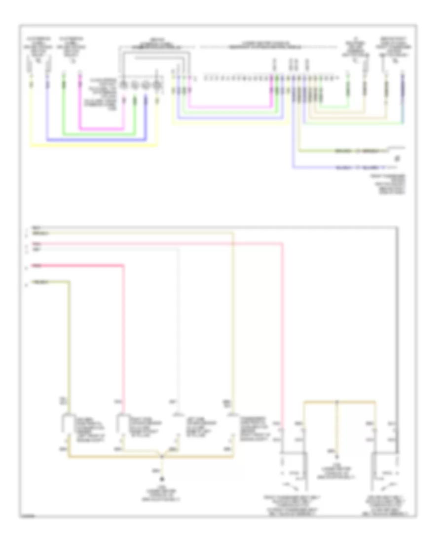 Supplemental Restraint Wiring Diagram (3 of 3) for Mercedes-Benz ML320 2009