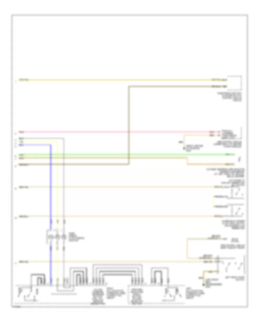 Instrument Cluster Wiring Diagram 2 of 2 for Mercedes Benz CLK320 2000