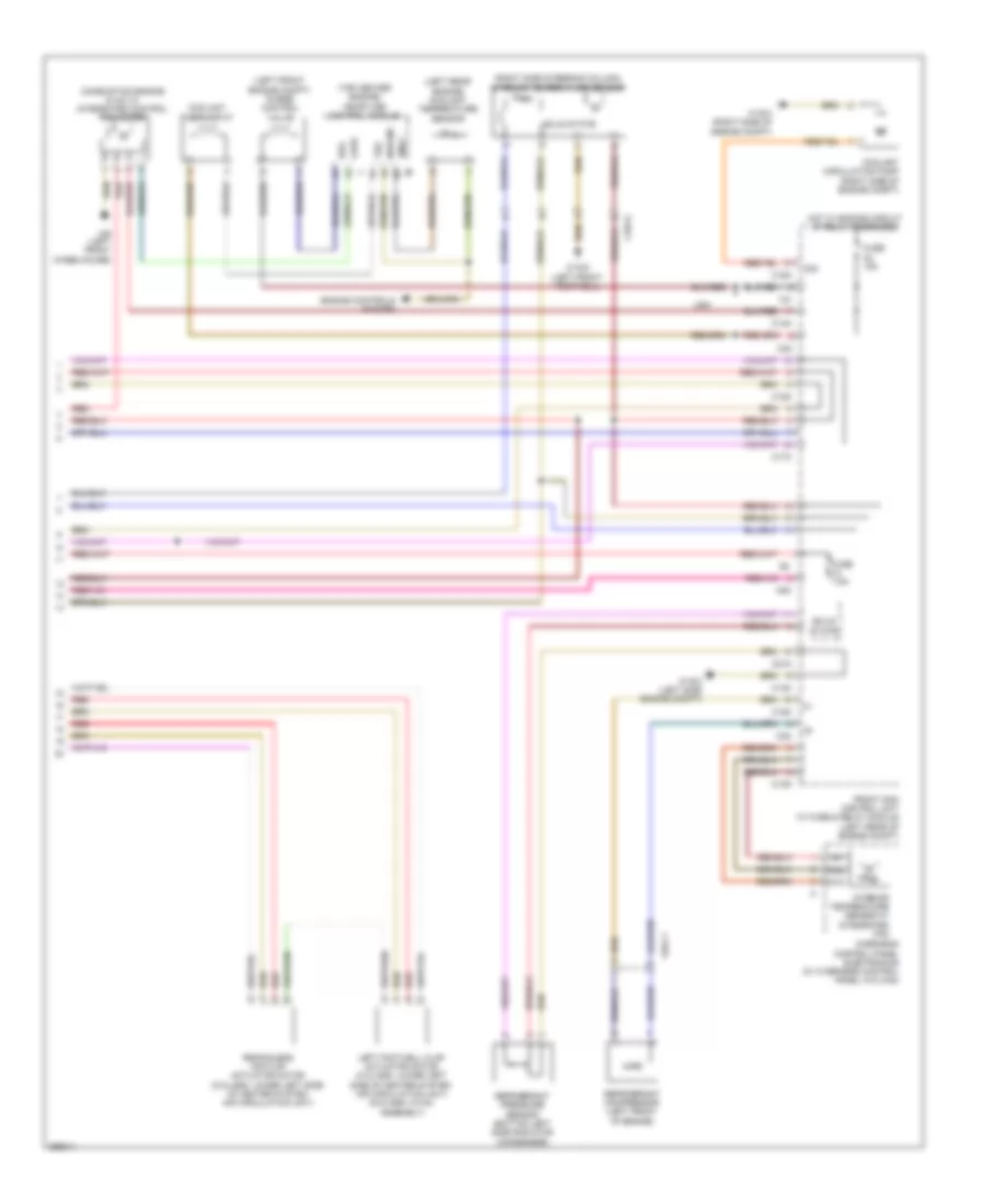 Automatic AC Wiring Diagram, with Thermotronic (3 of 3) for Mercedes-Benz GLK350 4Matic 2011
