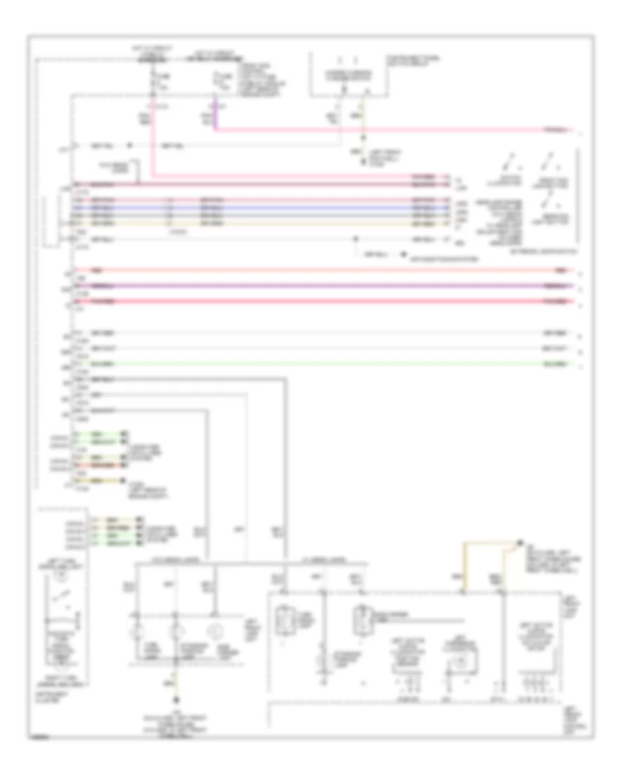 Exterior Lamps Wiring Diagram (1 of 3) for Mercedes-Benz GLK350 4Matic 2011