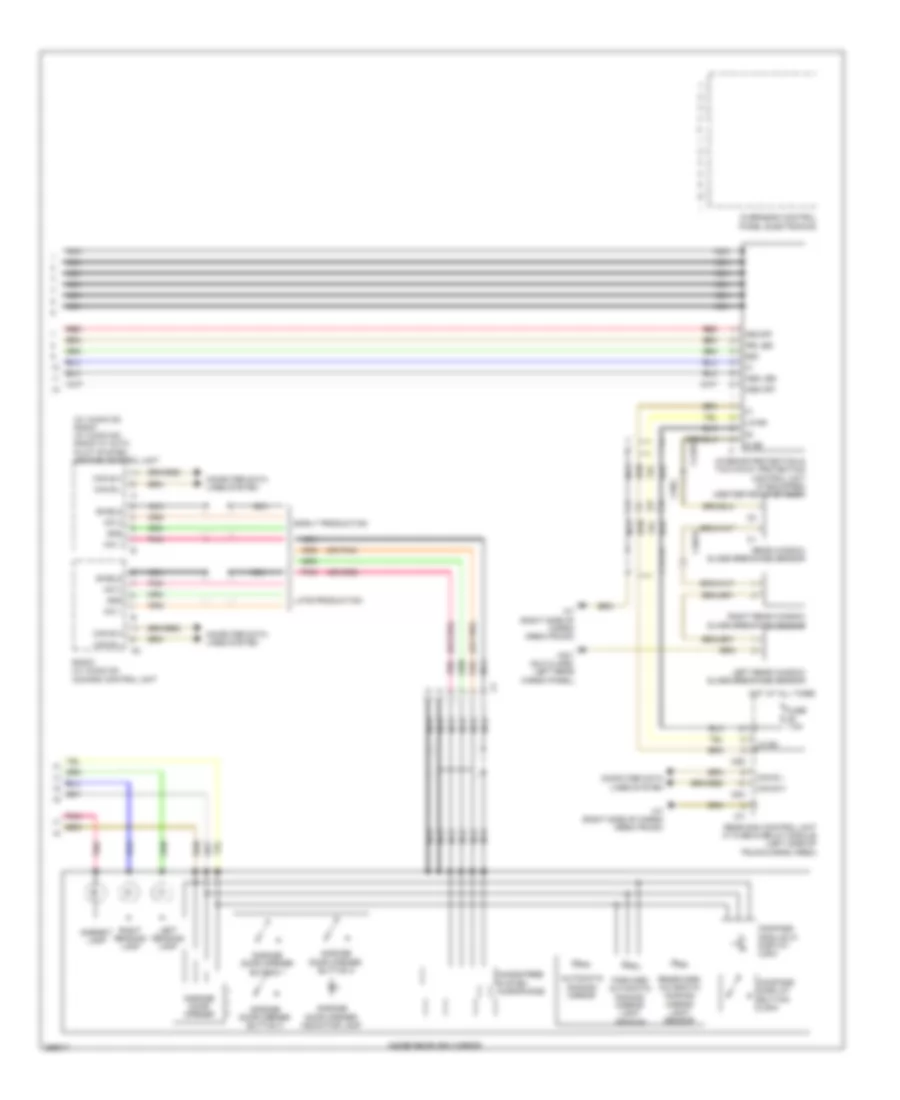 Overhead Console Wiring Diagram (2 of 2) for Mercedes-Benz GLK350 4Matic 2011